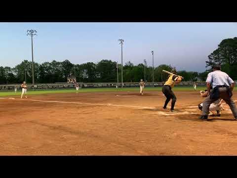 Video of Line drive to pitcher