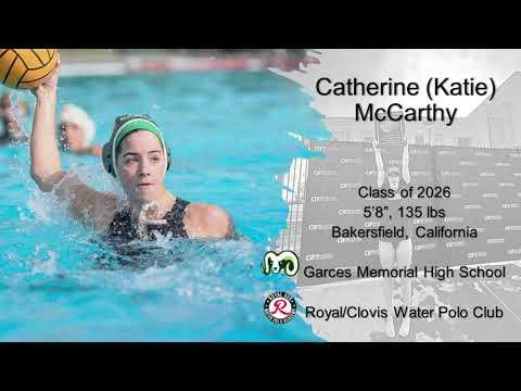 Video of Katie McCarthy Class of 2026 - Women's Water Polo