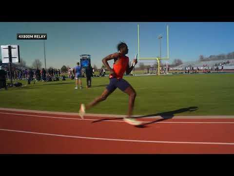 Video of Olathe Invitational Distance Races -  My race is at the 35:58-45:25