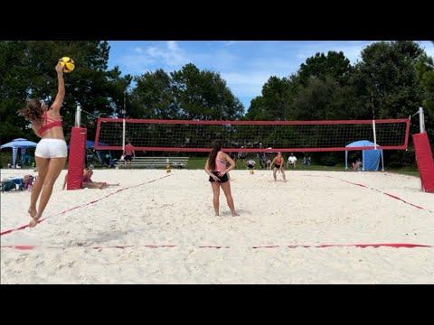 Video of Serving & Serve Receive Highlights | 9/30/23 AVP 18s Tournament