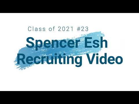 Video of Spencer Esh Recruiting Video 2019-2020 