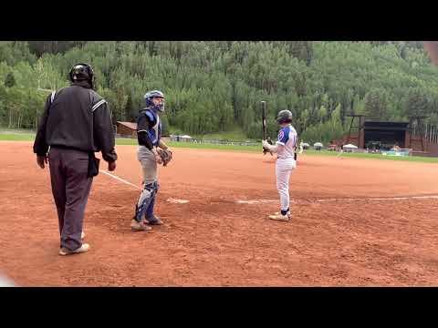 Video of Full inning pitching in Telluride, Colorado with Rain.