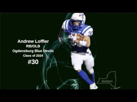 Video of Andrew Loffler #30 RB/OLB (Class of 2024