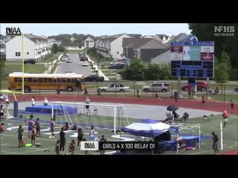 Video of 4x100 meter State championship relay