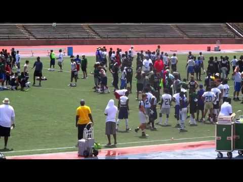 Video of Jay Tyler Football Camp Visits 2014