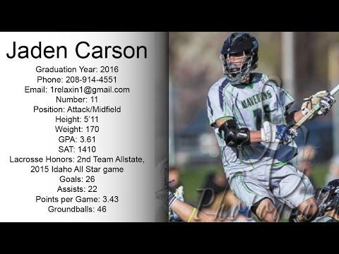 Video of Jaden Carson 2015 Highlights