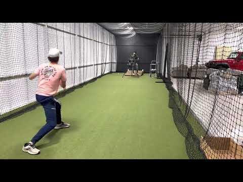 Video of Working first base front hand. 