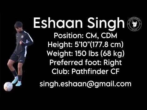 Video of Eshaan Singh- Pathfinder CF 1st Team & U19 3 game Highlights