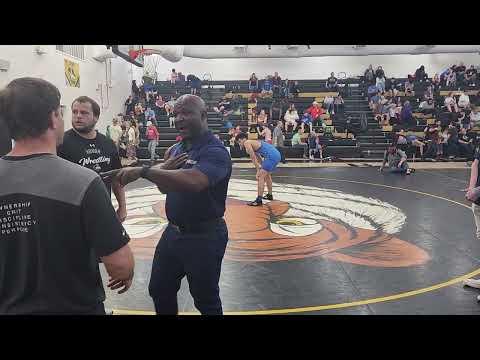 Video of Freestyle Cadet 182 Finals match Tarheel state classic 