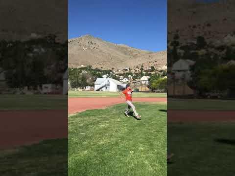 Video of Short stop, Center field, batting