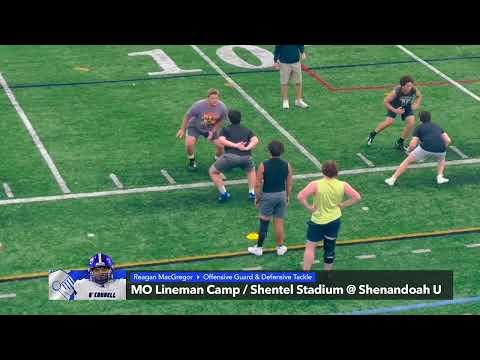 Video of MO Lineman Camp @ Shenandoah University