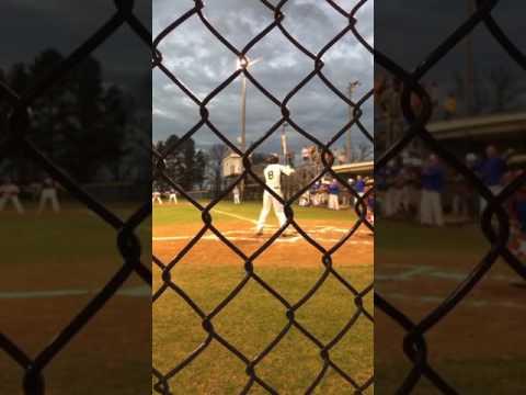 Video of Line drive in right field gap
