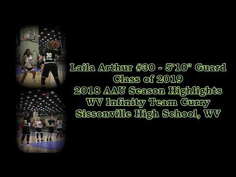 Video of Laila Arthur’s 2018 AAU July Highlighs