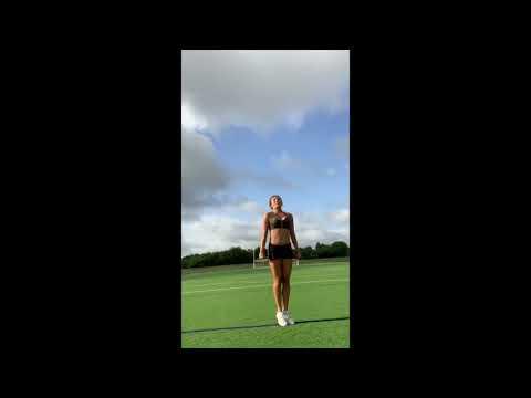 Video of jumps and tumbling
