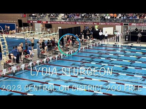 Video of 200 FREE District Champion