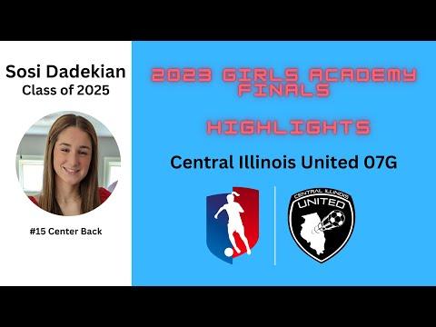 Video of 2023 Girls Academy Summer Finals Highlights