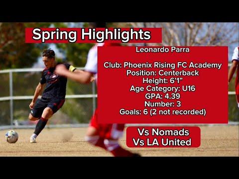 Video of Leo’s 4/15-4/16 Highlights (Nomads and LA United) MLS NEXT
