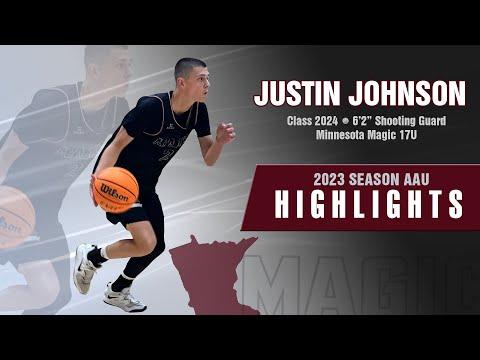 Video of Justin Johnson 2023 AAU Highlights