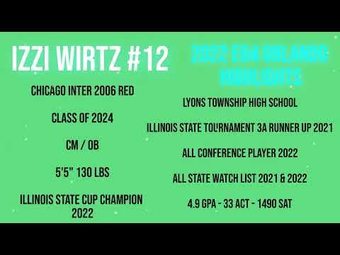 Video of Izzi Wirtz 2024 - Orlando Elite 64 USYS Showcase 2022