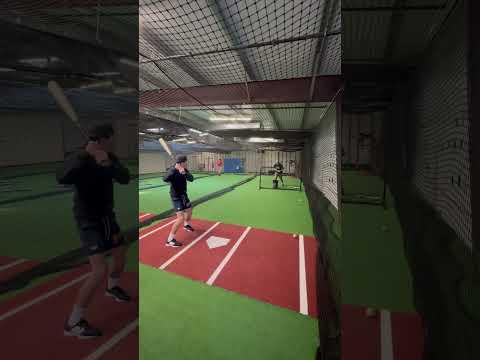 Video of Batting practice 1/2/24