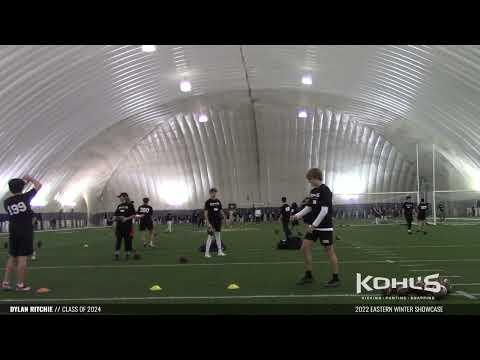 Video of Dylan Ritchie 2022 Eastern Winter Showcase - Kohl's Kicking