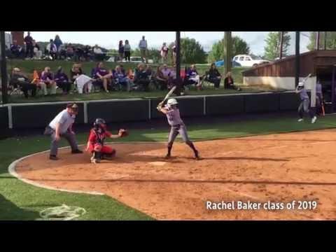 Video of Rachel Baker- 2019 Grad- Hitting Highlights- June 2016