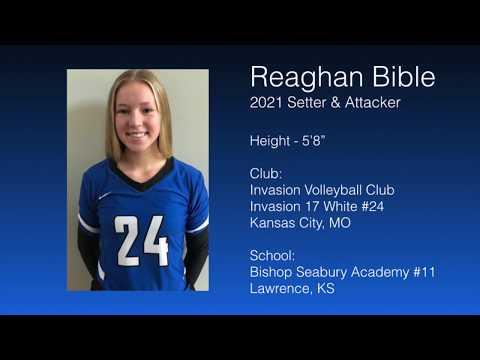 Video of 2021 Setter & Attacker - Reaghan Bible // Beginning of Season Highlights