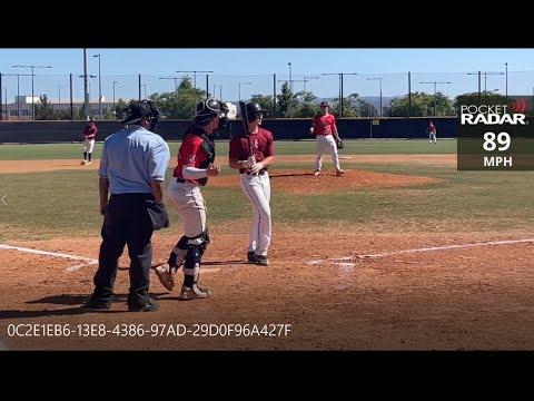 Video of Justin Jones class2023 Highlights from prospectwire Los Angeles invitationals 7/8-7/12.7 innings 10k