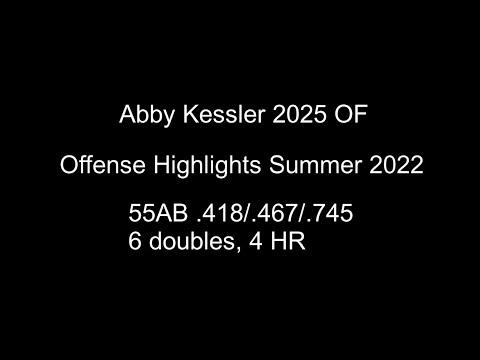 Video of Abby Kessler Offense Highlights Summer 2022