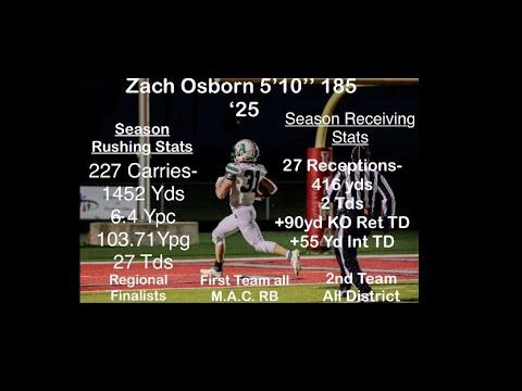 Video of Zach Osborn - Junior Season Highlight 