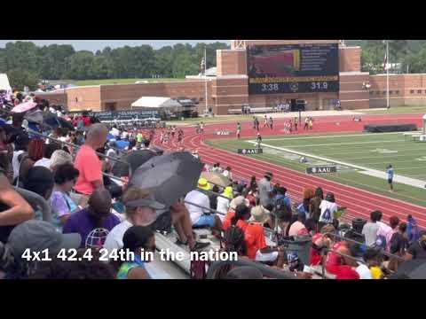Video of First Track Season Of AAU Track