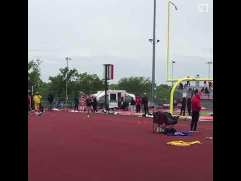 Video of Districts pole vault 11 feet 1st place