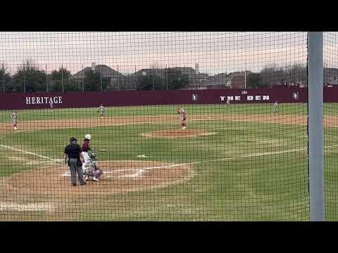 Video of Austin Erickson - RHP Vs. Frisco TX Heritage H.S. 2024