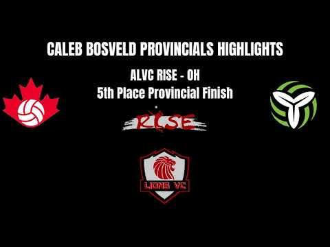 Video of Caleb Bosveld Ontario Championships Highlights