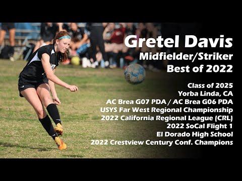 Video of Gretel Davis Midfielder/Striker Best of 2022 Highlights