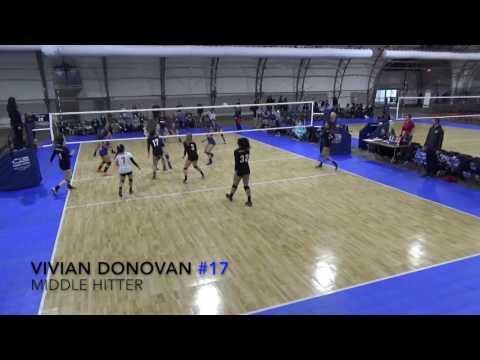 Video of Vivian donovan # 17 middle blocker