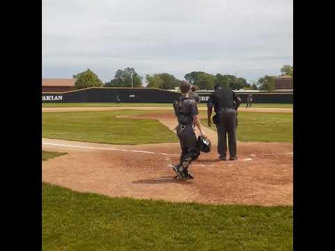 Video of Quincy gets a quality at-bat, single.