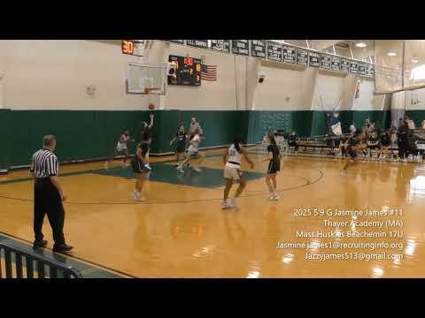 Video of 2025 G Jasmine James 21-22 HS season, St. Mark's School