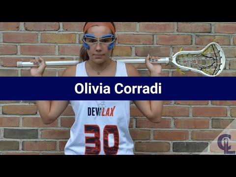 Video of Olivia Corradi Lacrosse Highlights - NJ 2022 - Def