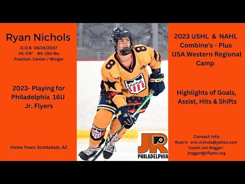Video of Ryan Nichols 2023 USHL & NAHL Combine + USA Camp