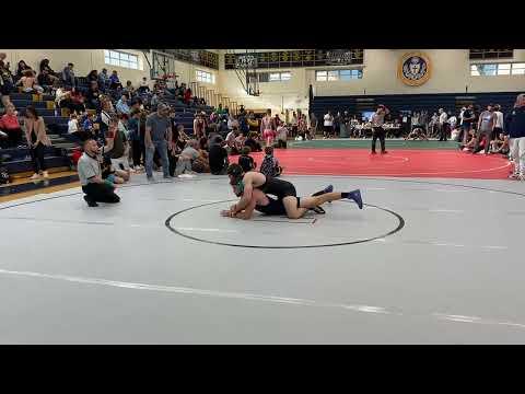 Video of Connor McCullin (Black Singlet, Red Ankle Band) - 11/05/23 Halloween Havoc, 165lb - Third Place Win