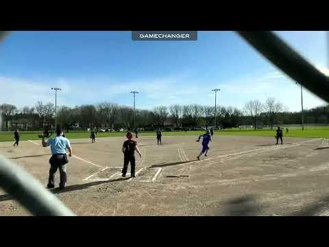 Video of Deep ball for a in the park home run. 4/14/24 game 1