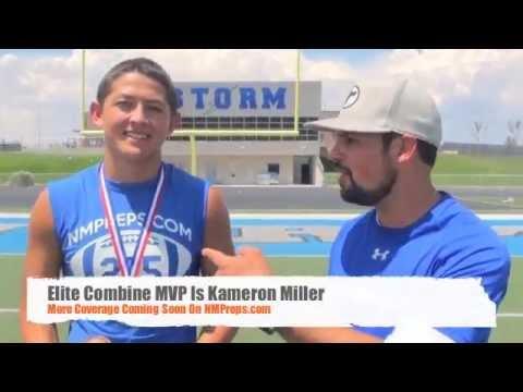 Video of Kameron Miller wins 2014 NM Preps Elite Combine MVP
