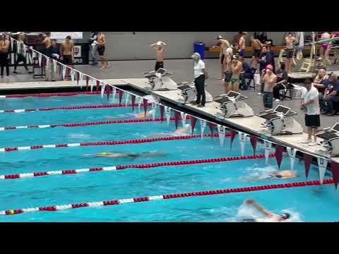 Video of Bill McMinn 200 Backstroke (SCY) 2022 IN CSC Fall Frenzy 1:59.26