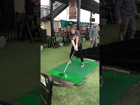 Video of Solomia’s golf practice 