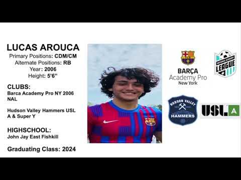 Video of Lucas Arouca- 2023 Highlight Reel Barca Academy Pro NY