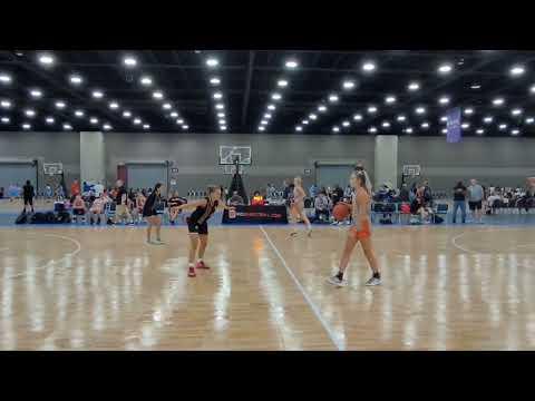 Video of 2022 Run 4 Roses: Guest Played ( I'm #41 black) with FL Gulf Coast Miracle vs IN Elite; asgmt--lock up their point guard,#23 gray