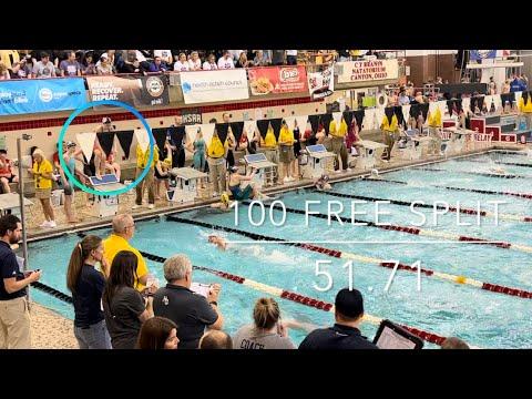 Video of 100 FREE Relay Split 51.71