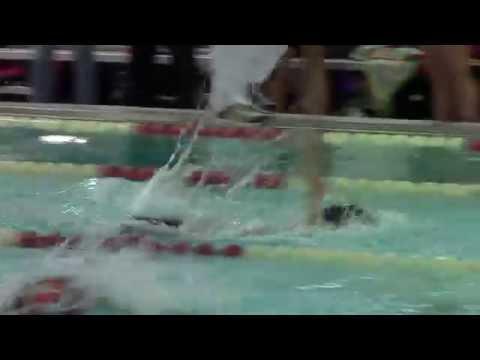 Video of 100 backstroke_sopomore_breaking school record