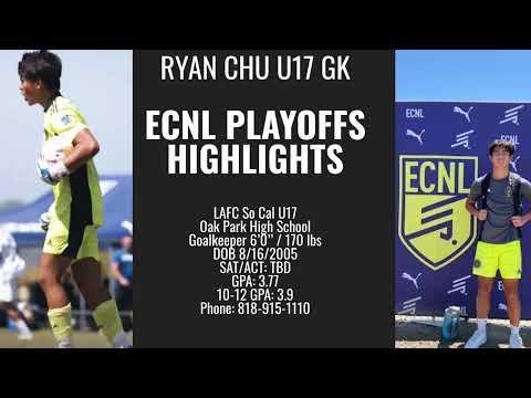 Video of RYAN CHU ECNL PLAYOFFS HIGHLIGHTS 